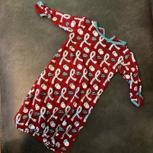 KICKEE PANTS 0-3 months Christmas Gown